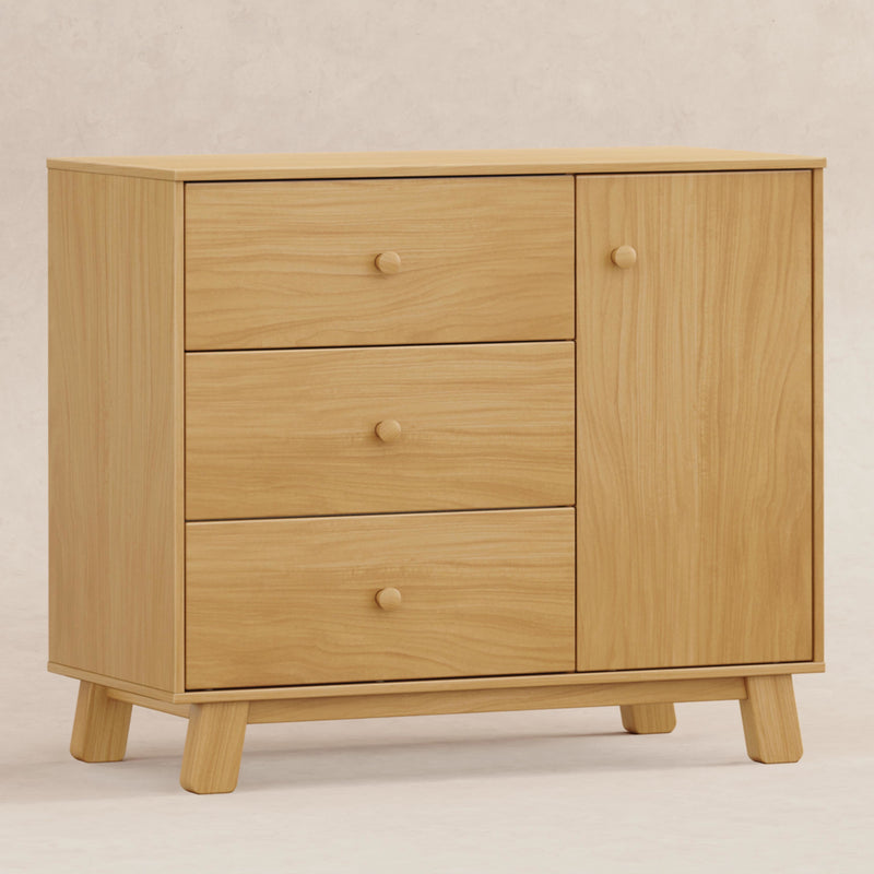M32523HY,Hudson Modern 3-Drawer Dresser in Honey