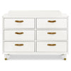 B14316RW,Tanner 6-Drawer Dresser in Warm White