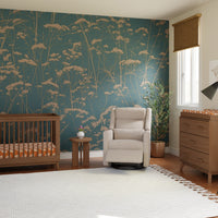 M11286PBEW,Kiwi Plus Power Glider Recliner w/ Power Headrest in Performance Beach Eco-Weave