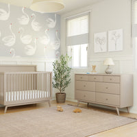 M15916TPE,Palma 7-Drawer Double Dresser  Assembled in Taupe