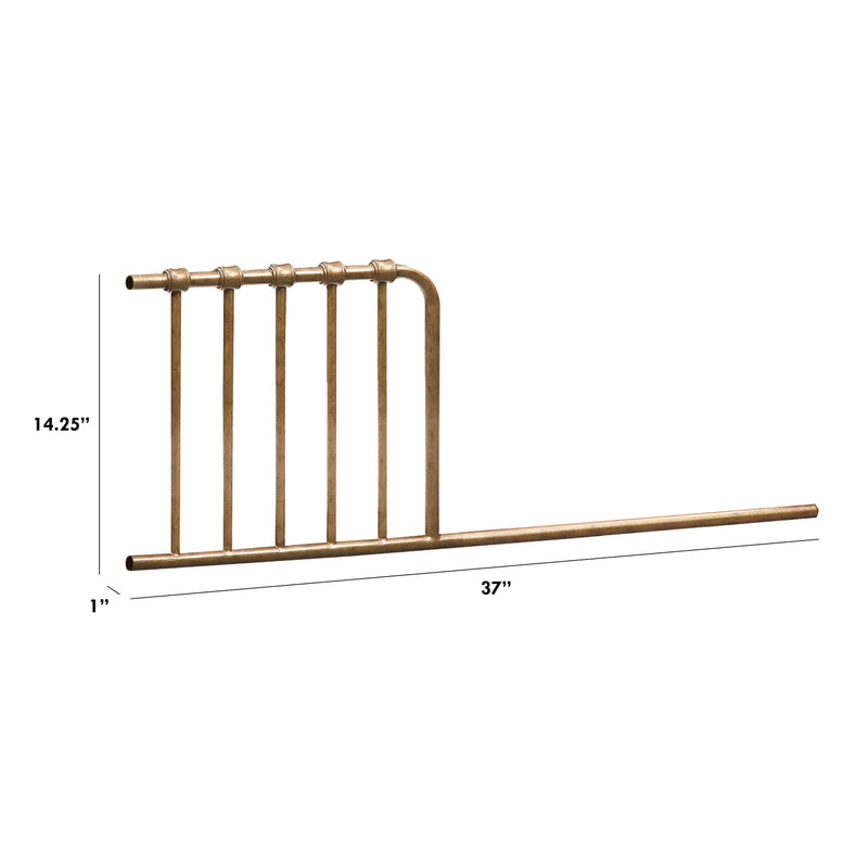 M25599VG,Mini Toddler Bed Conversion Kit (Abigail-Winston) in Vintage Gold