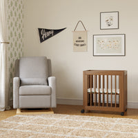 M23401NL,Yuzu 8-in-1 Convertible Crib w/All-Stages Conversion Kits in Natural Walnut