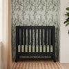 M6698B,Origami Mini Crib in Black Finish