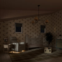 M17182TGH,Willa Pro Power Glider Recliner w/ Power Lumbar in Tan Gingham