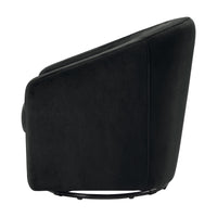 M5887BLKV,Madison Swivel Glider in Black Velvet