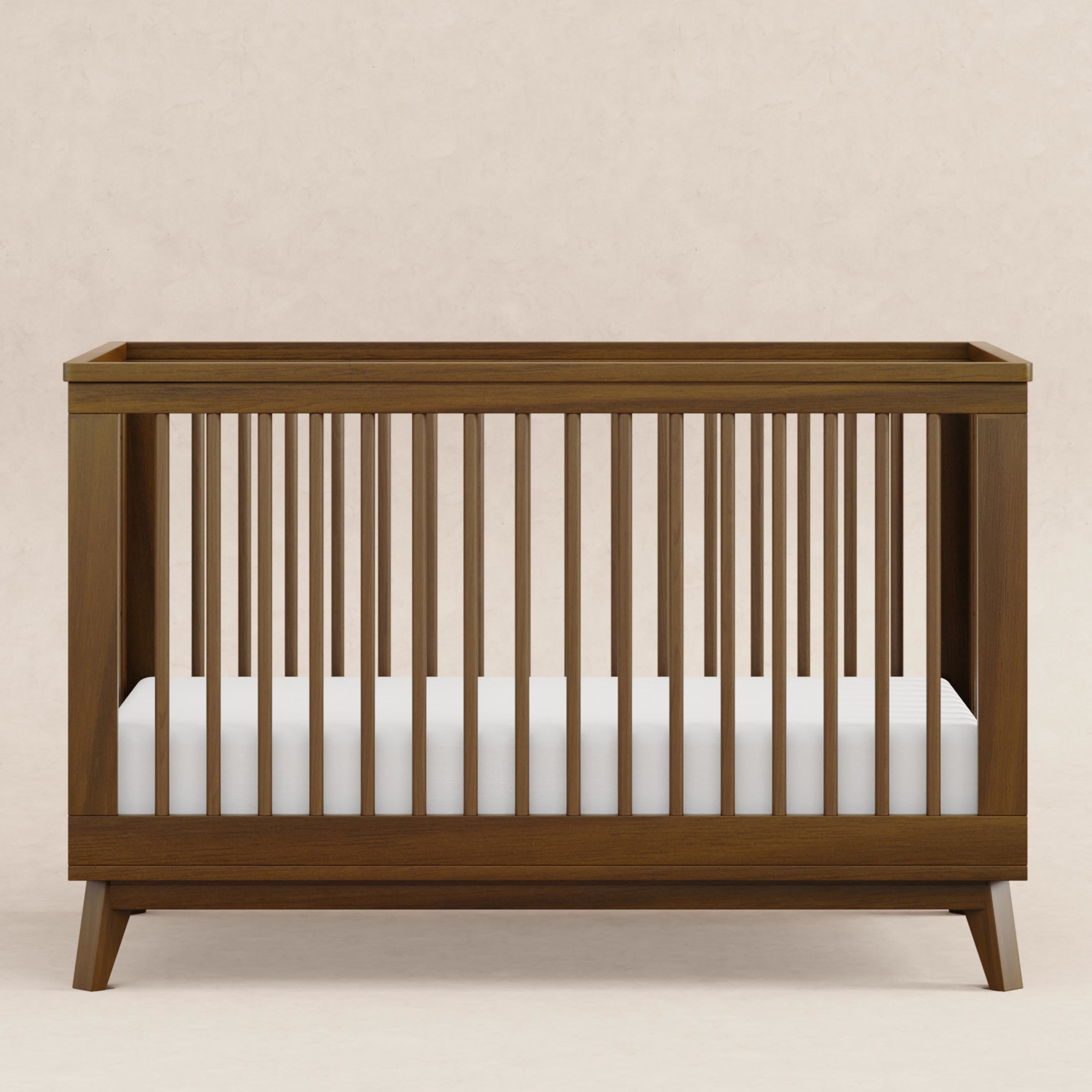 M5801NL,Scoot 3-in-1 Convertible Crib w/Toddler Bed Conversion Kit in Natural Walnut
