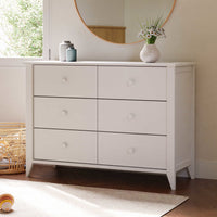 M10326W,Sprout 6-Drawer Double Dresser in White