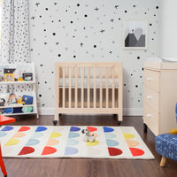 M6698NX,Origami Mini Crib in Washed Natural