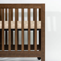 T34336AS,Nate Berkus x Babyletto Mini Crib Sheet in Autumn Stripe