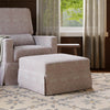 M21785PBRR,Crawford Gliding Ottoman in Pure Brer Rabbit in Rose