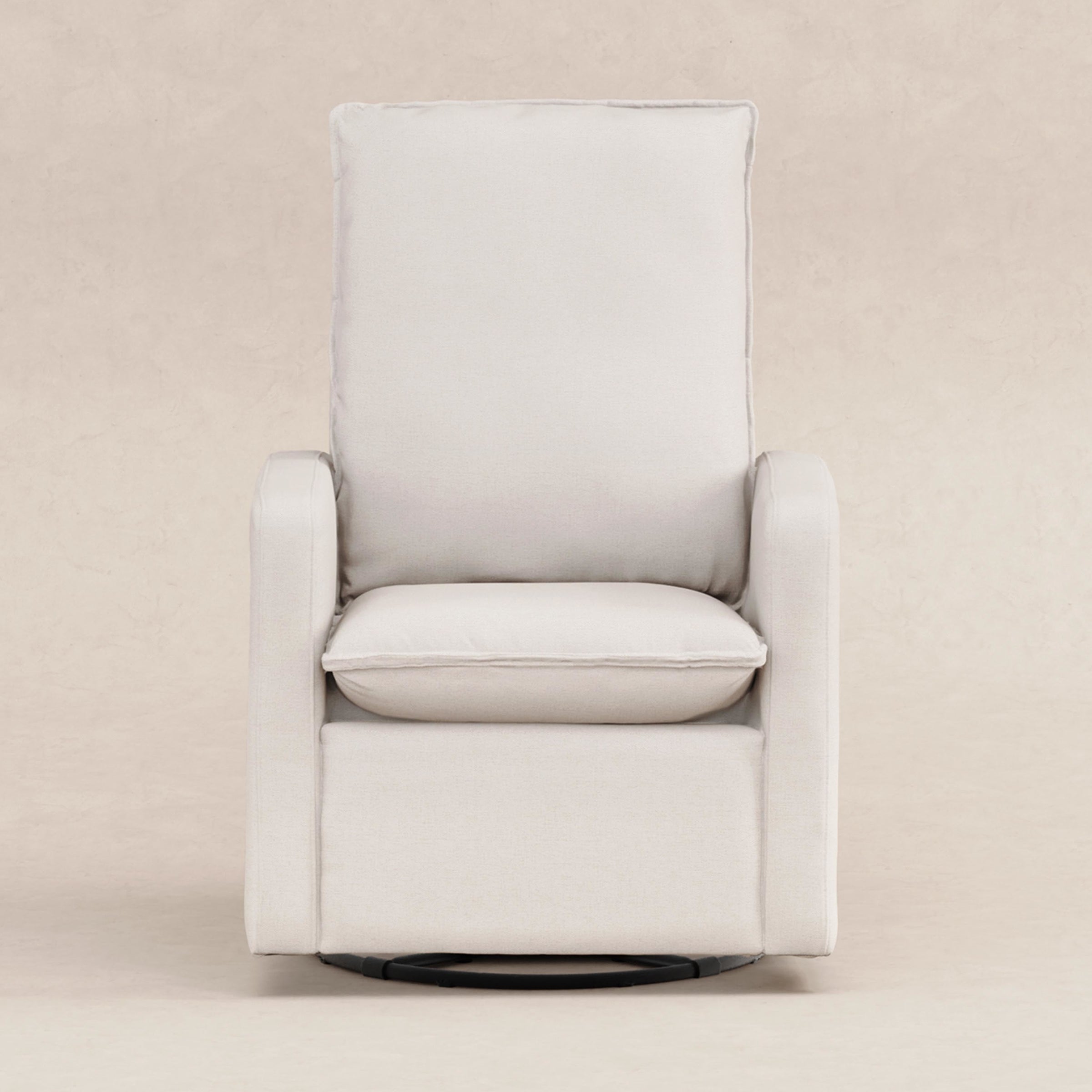 M20987PCMEW,Cali Pillowback Swivel Glider in Performance Cream Eco-Weave