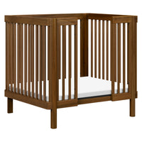 M29880NL,Pogo 8-in-1 Convertible Crib w/All-Stages Conversion Kits in Natural Walnut