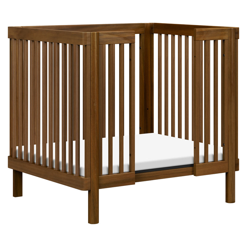 M29880NL,Pogo 8-in-1 Convertible Crib w/All-Stages Conversion Kits in Natural Walnut