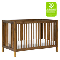 M12901NLGLD,Gelato 4-in-1 Convertible Crib w/Toddler Conversion Kit in Natural Walnut Gold Ft
