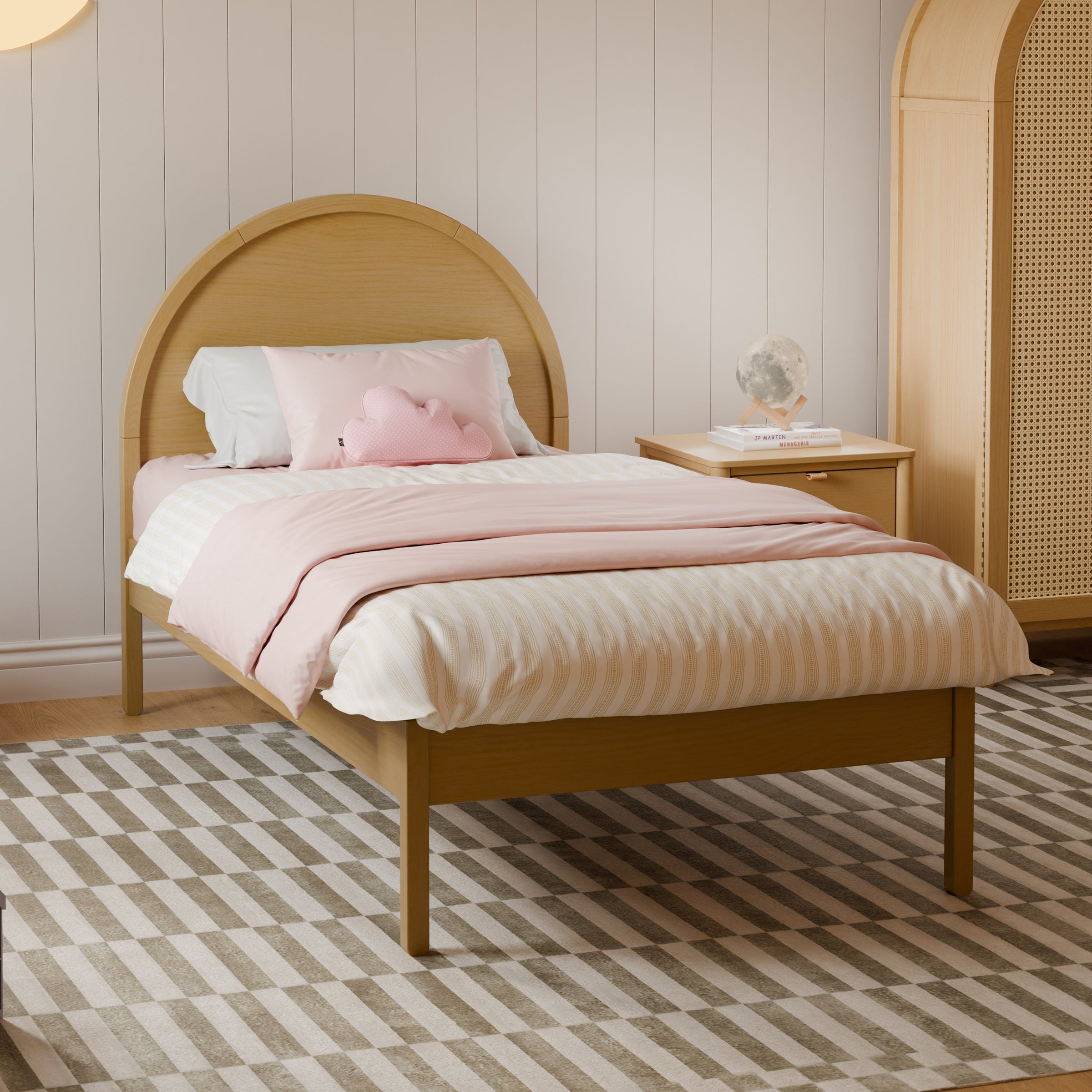 M25969HY,Bondi Twin Bed in Honey