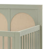 M24801FSPSEW,Eloise 4-in-1 Convertible Crib in French Sage and Performance Sand Eco-Weave