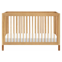 M12901HYVTL,Gelato 4-in-1 Convertible Crib w/Toddler Bed Kit in Honey/Vegan Tan Leather Feet
