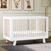 M4201WNX,Hudson 3-in-1 Convertible Crib w/ToddlerBedConversionKit in White/Washed Natural