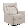 M11286PBEW,Kiwi Plus Power Glider Recliner w/ Power Headrest in Performance Beach Eco-Weave