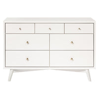 M15916RW,Palma 7-Drawer Double Dresser  Assembled in Warm White