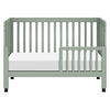M6601LS,Maki Full Size Folding Crib w/ Toddler Bed Conversion Kit in Light Sage