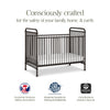 B15501UR,Abigail 3-in-1 Convertible Crib in Vintage Iron