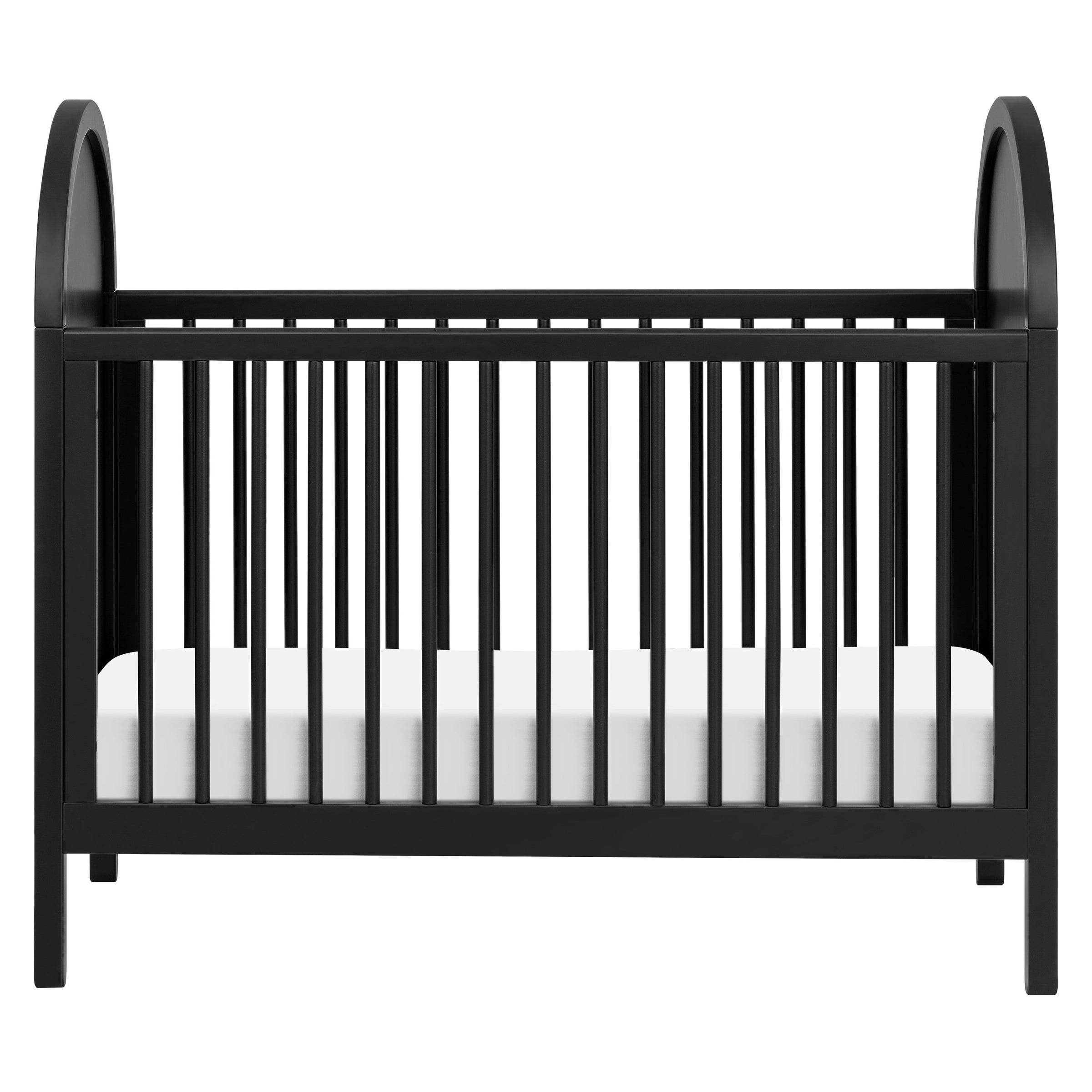 M25601BNC,Bondi Cane 3-in-1 Convertible Crib w/ Toddler Bed Kit in Black with Natural Cane