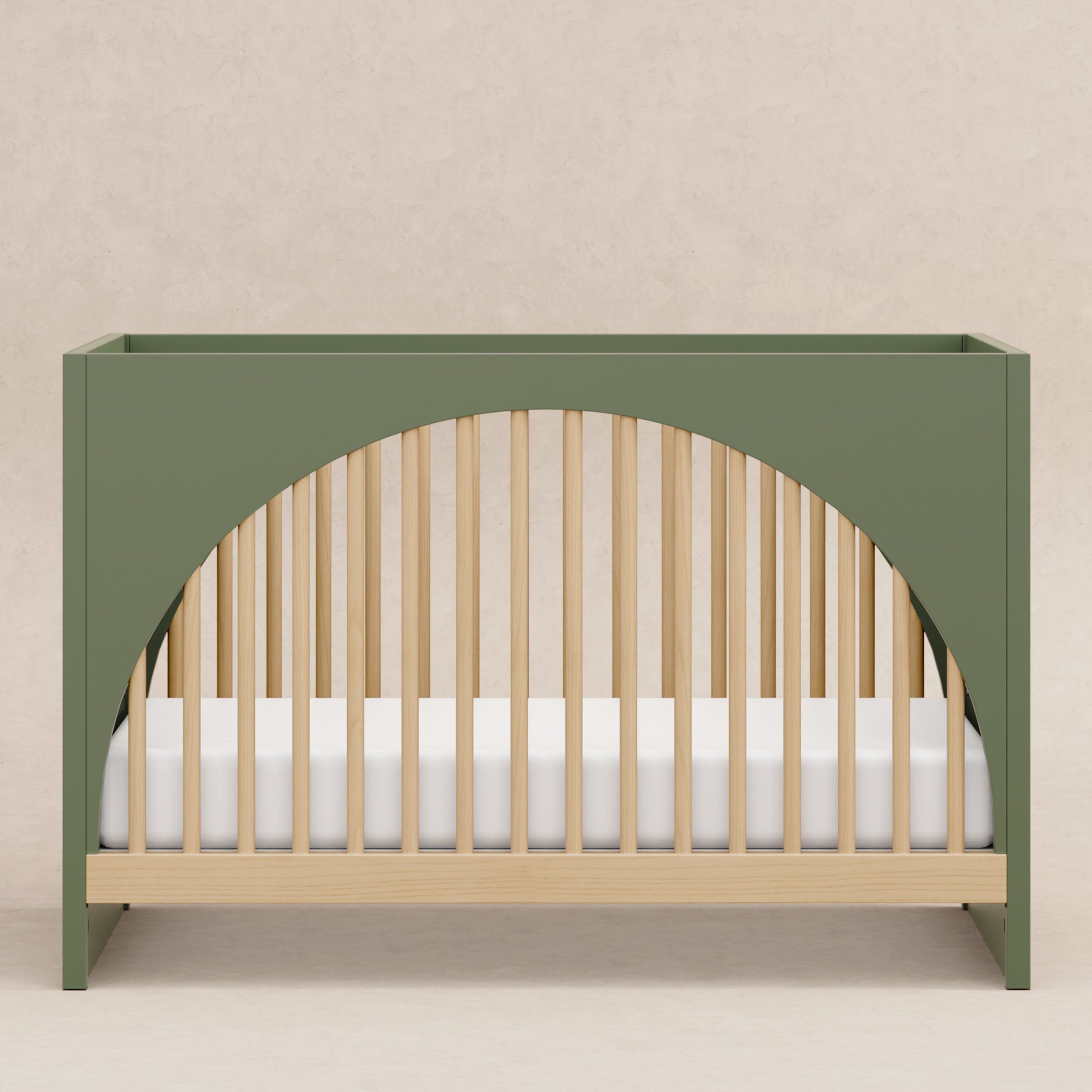 M30201OLSH,Moab 3-in-1 Convertible Crib in Olive/Ash