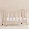 M6601NX,Maki Full-Size Folding Crib w/Toddler Bed Conversion Kit in Washed Natural