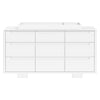 M23428W,Yuzu 9-Drawer Dresser  Assembled in White