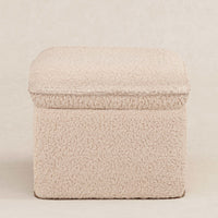 M20985CSG,Cali Storage Ottoman in Chai Shearling