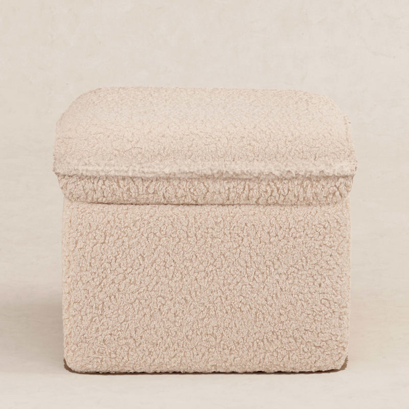 M20985CSG,Cali Storage Ottoman in Chai Shearling