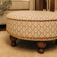 M33385OSRCTF,Nate Berkus x Babyletto Astre Ottoman in Perf Olive Star Eco-Crossweave w/Toffee feet