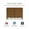 M7116NL,Liberty 6-Drawer Assembled Dresser in Natural Walnut
