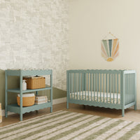 M27901LS,Swell 4-in-1 Convertible Crib w/Toddler Conversion Kit in Light Sage