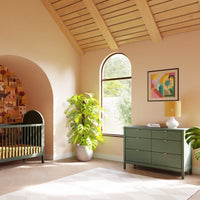 M25616FRGR,Bondi 6-Drawer Assembled Dresser in Forest Green