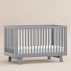 M4201G,Hudson 3-in-1 Convertible Crib w/Toddler Bed Conversion Kit in Grey Finish