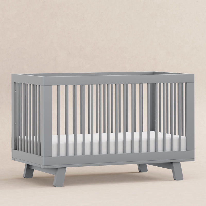 M4201G,Hudson 3-in-1 Convertible Crib w/Toddler Bed Conversion Kit in Grey Finish