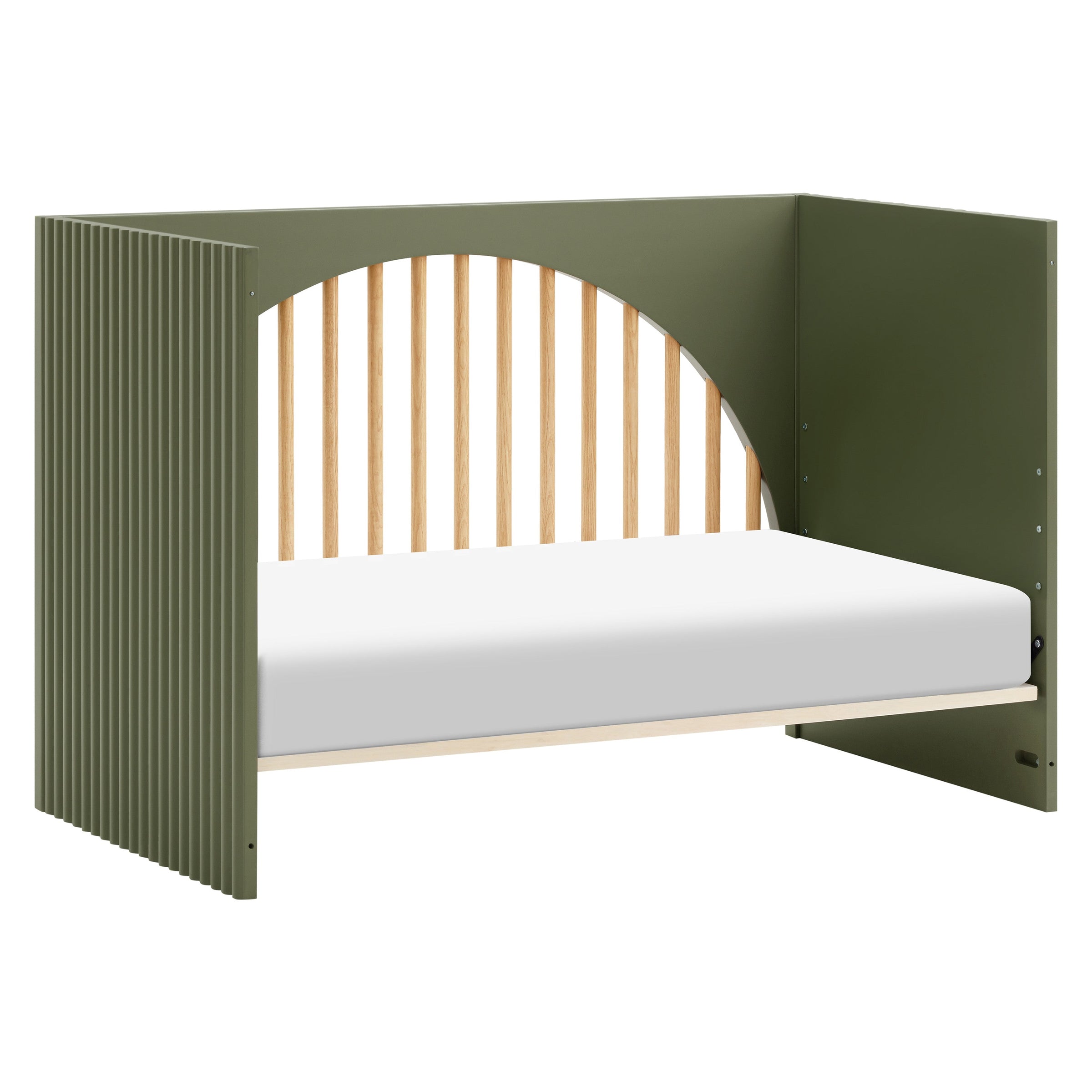 M30201OLSH,Moab 3-in-1 Convertible Crib in Olive/Ash