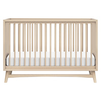 M15401TPE,Peggy Mid-Century 3-in-1 Convertible Crib w/Toddler Bed Conversion Kit in Taupe