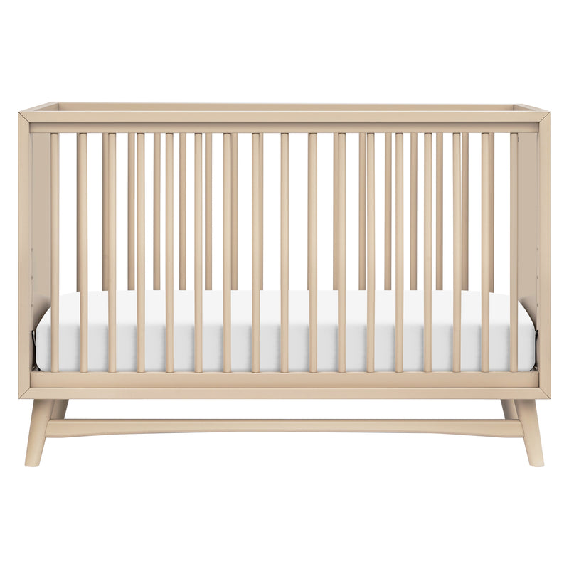 M15401TPE,Peggy Mid-Century 3-in-1 Convertible Crib w/Toddler Bed Conversion Kit in Taupe