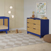 M4216CBTHY,Hudson 6-Drawer Double Dresser  Assembled in Cobalt and Honey
