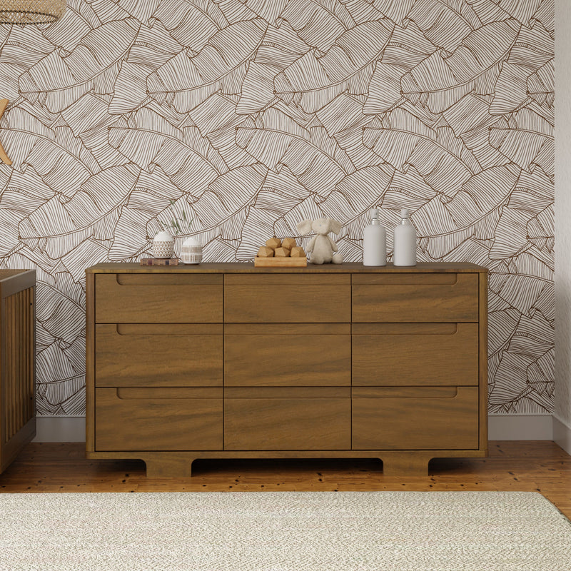 M23428NL,Yuzu 9-Drawer Dresser  Assembled in Natural Walnut