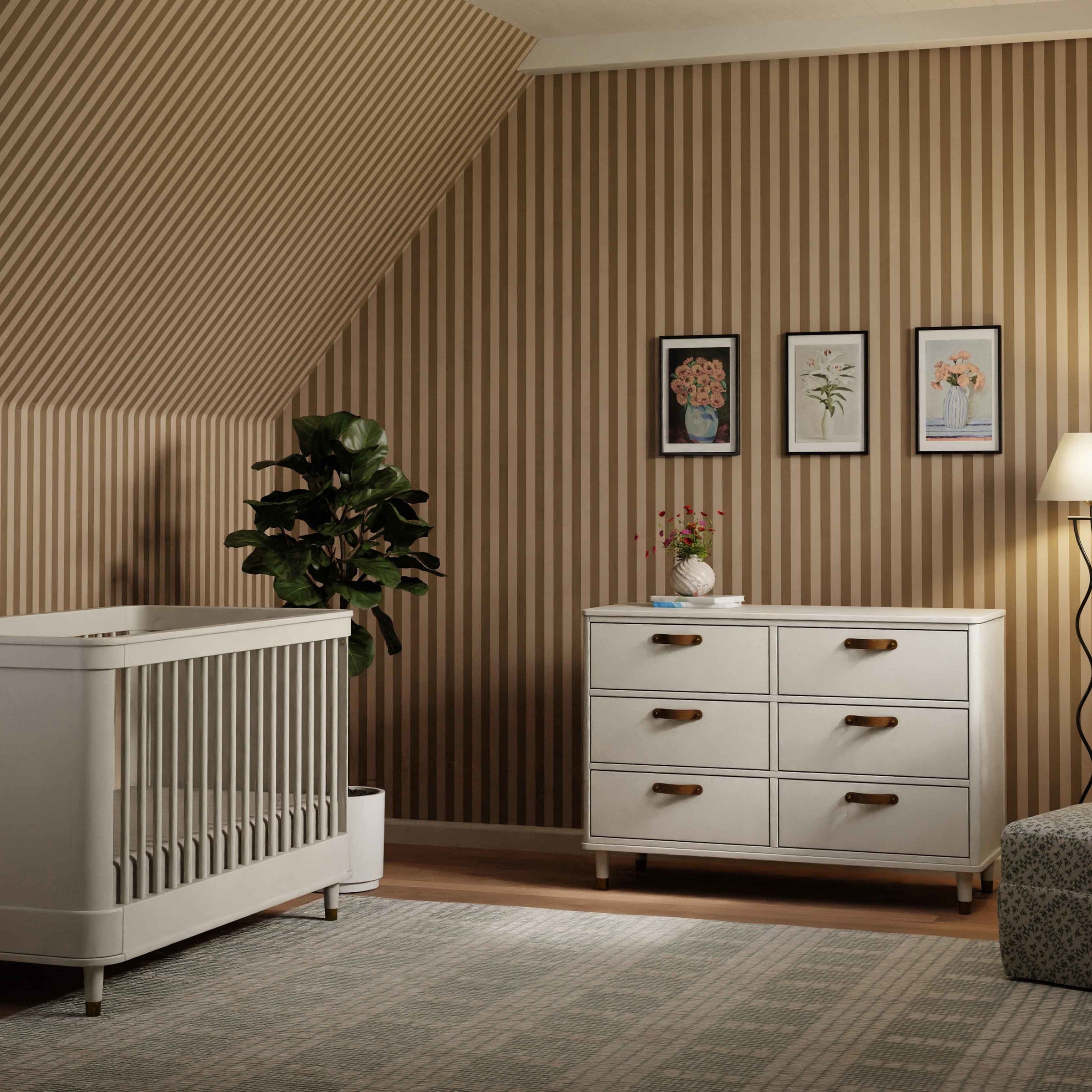 B14316RW,Tanner 6-Drawer Dresser in Warm White