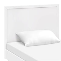 M15969W,Palma Twin Bed in White