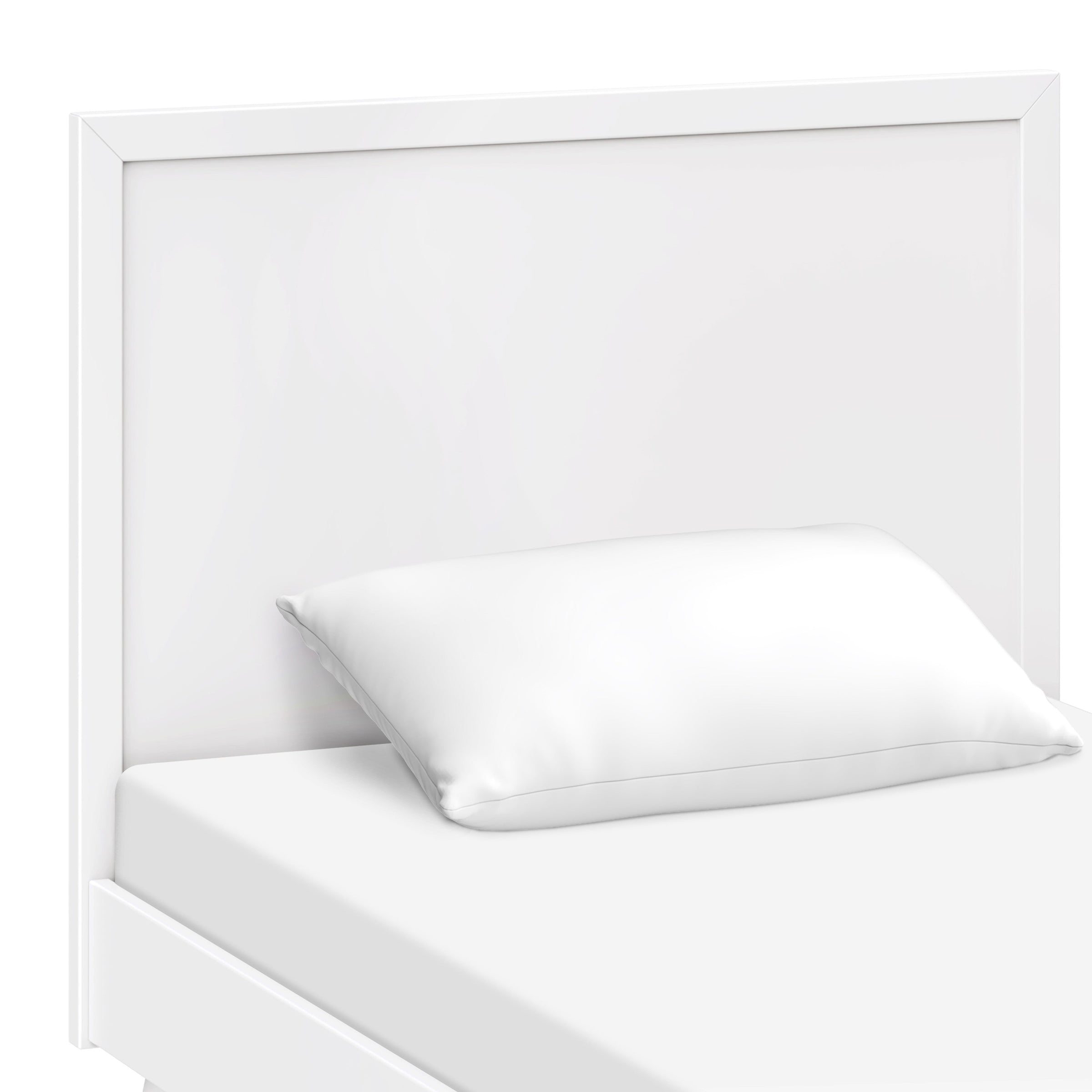 M15969W,Palma Twin Bed in White