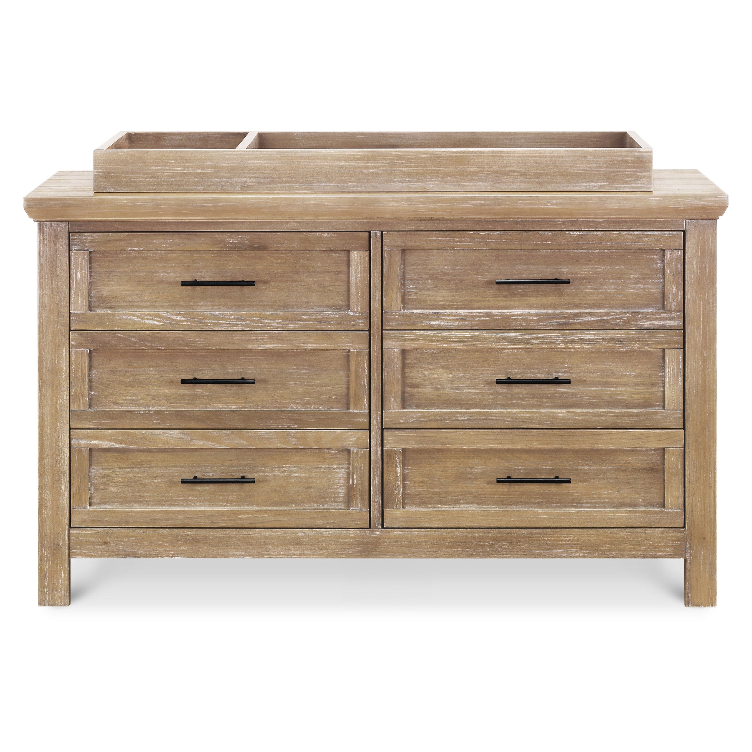 B14516DF,Emory Farmhouse 6-Drawer Dresser in Driftwood