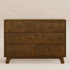 M32526NL,Hudson Modern 6-Drawer Assembled Double Dresser in Natural Walnut
