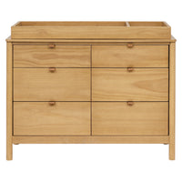 M25616HY,Bondi 6-Drawer Assembled Dresser in Honey