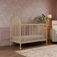 M31401WP,Alouette 3-in-1 Convertible Spindle Crib in Washed Pine